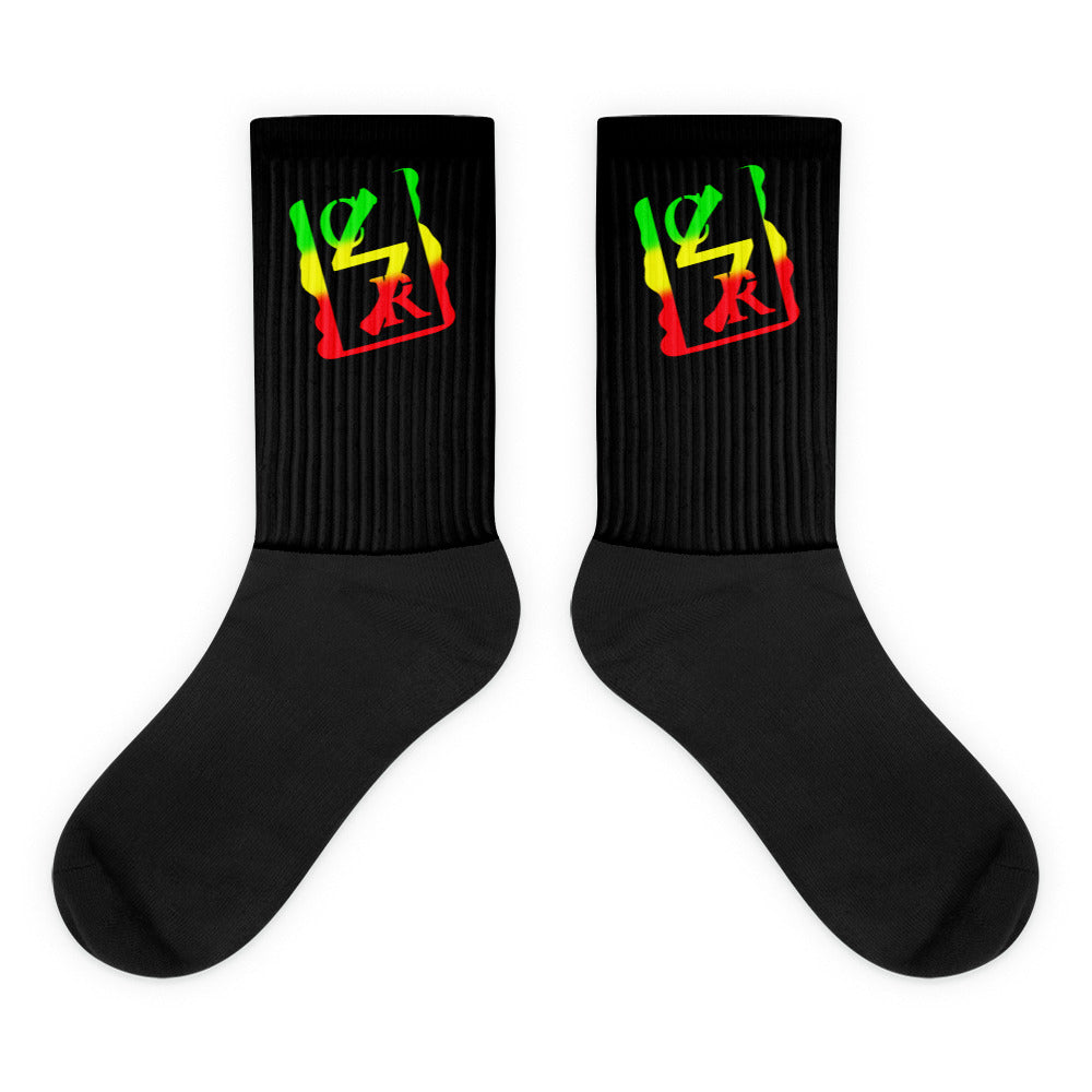 Spray Logo Socks (Rasta Spray)