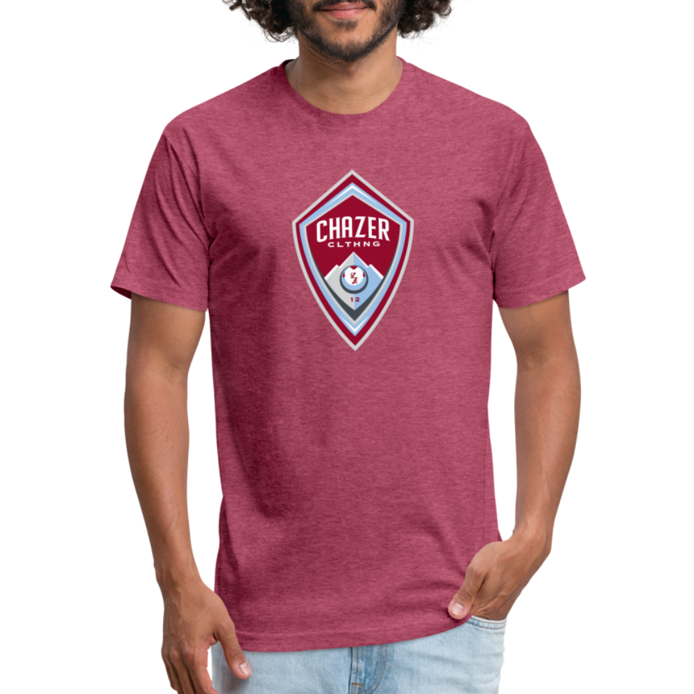 Chazer Rapids Tee - heather burgundy