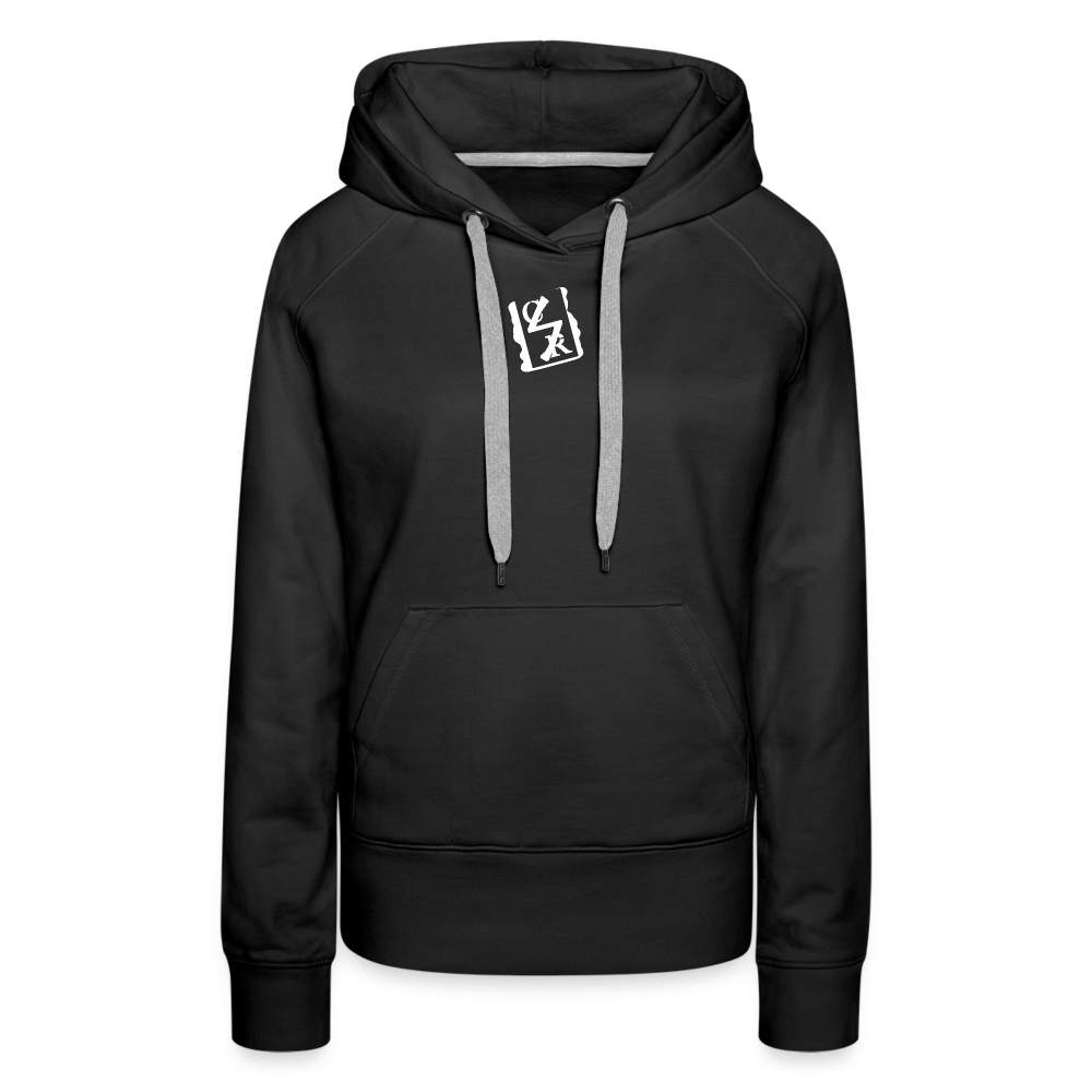 Women’s Logo Hoodie (small white tag) - black
