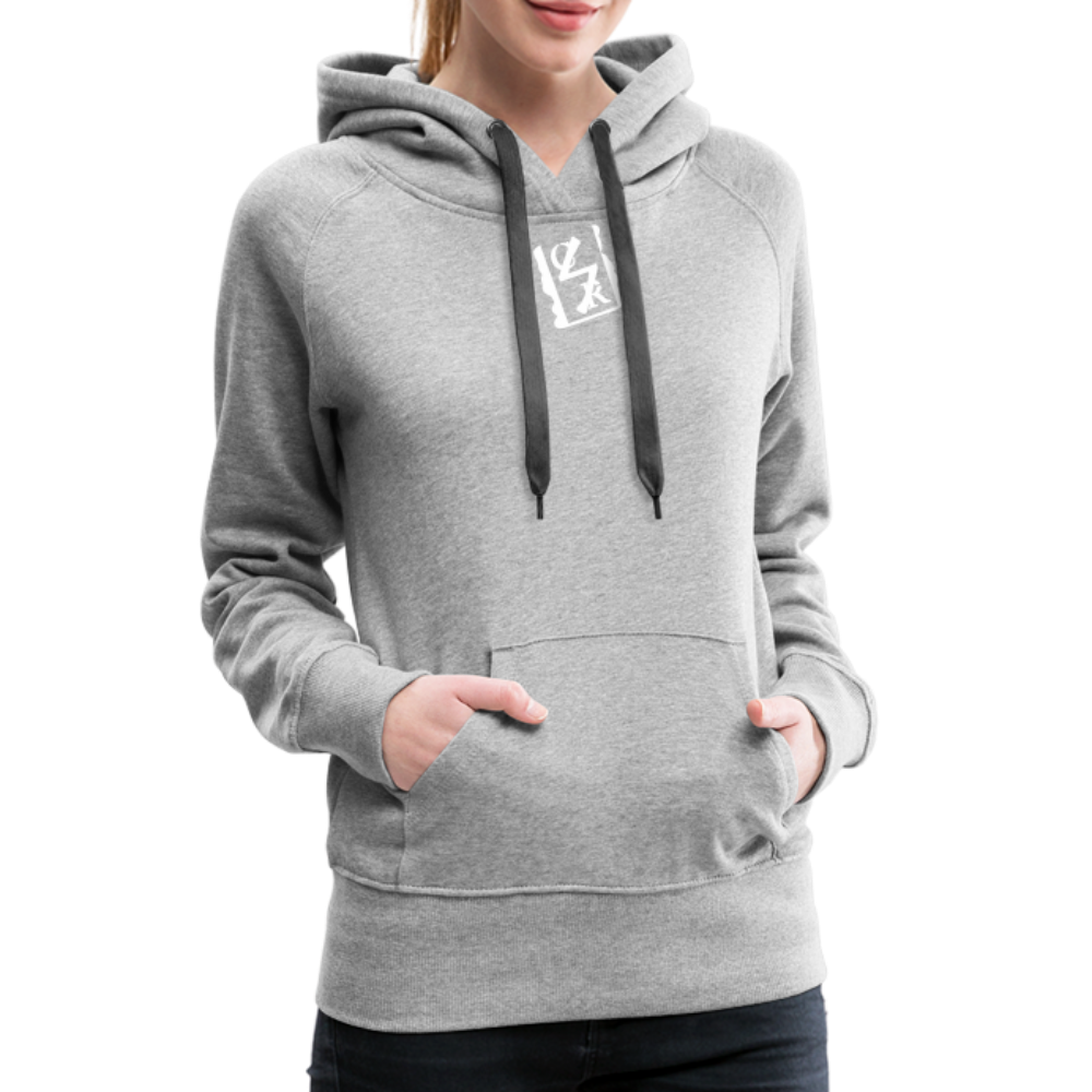 Women’s Logo Hoodie (small white tag) - heather grey