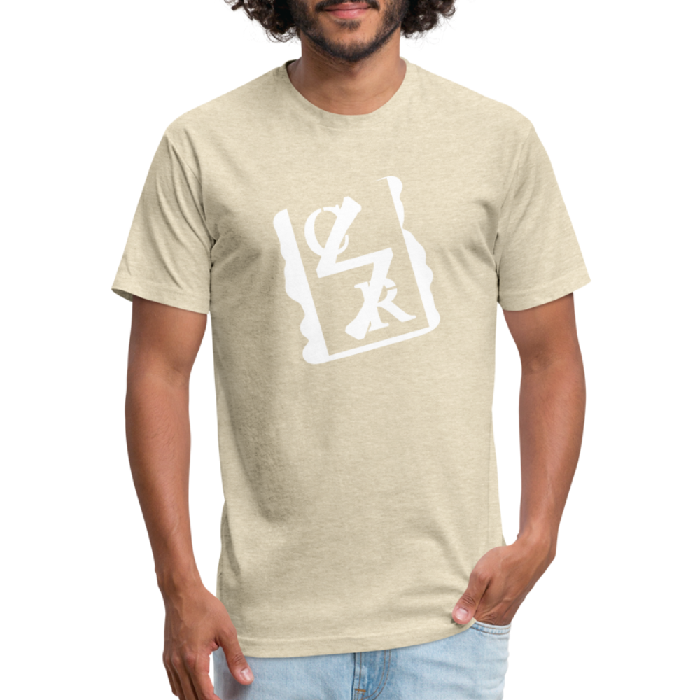 Logo Tee (white tag) - heather cream