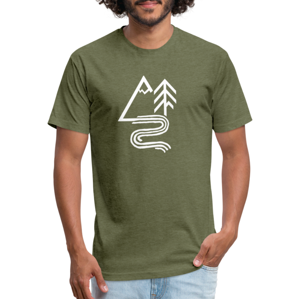 Get Lost Tee - heather military green