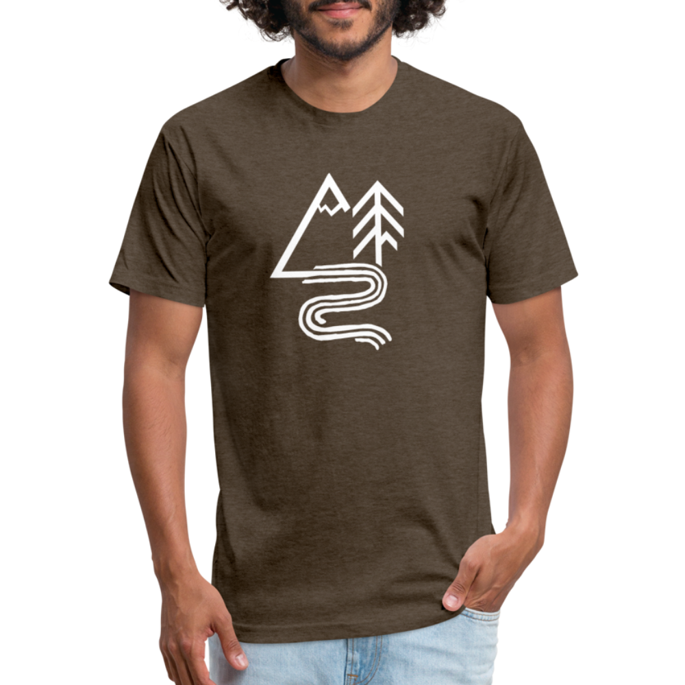 Get Lost Tee - heather espresso