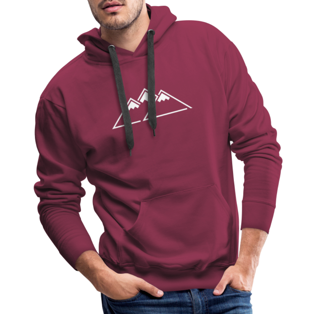 Peaks Hoodie - burgundy