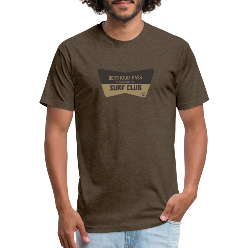 Berthoud Pass Surf Club Tee - heather espresso