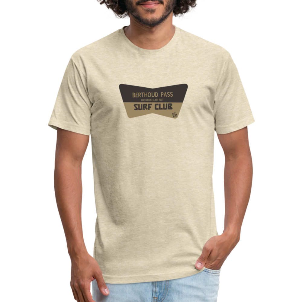 Berthoud Pass Surf Club Tee - heather cream