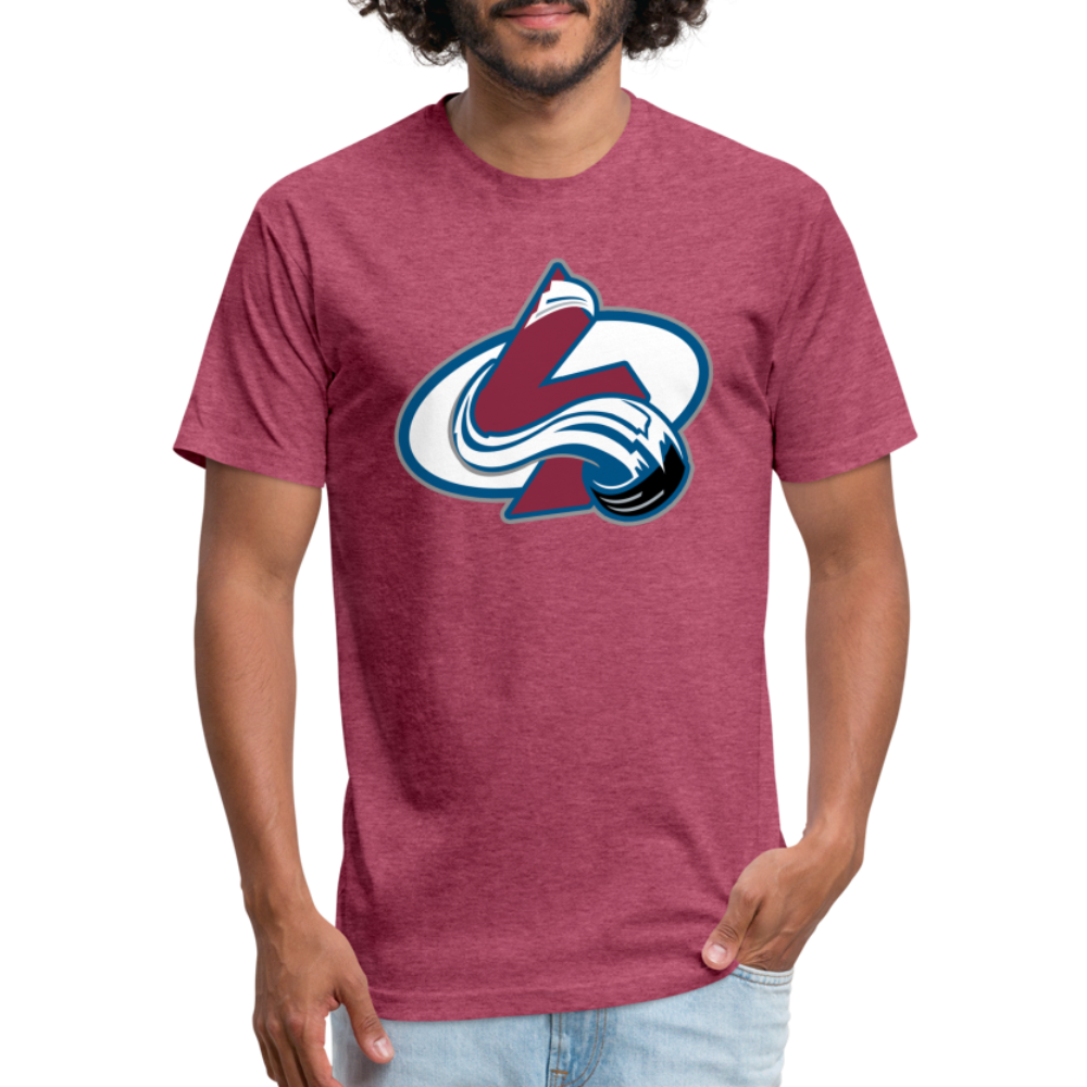 Slide Tee - heather burgundy