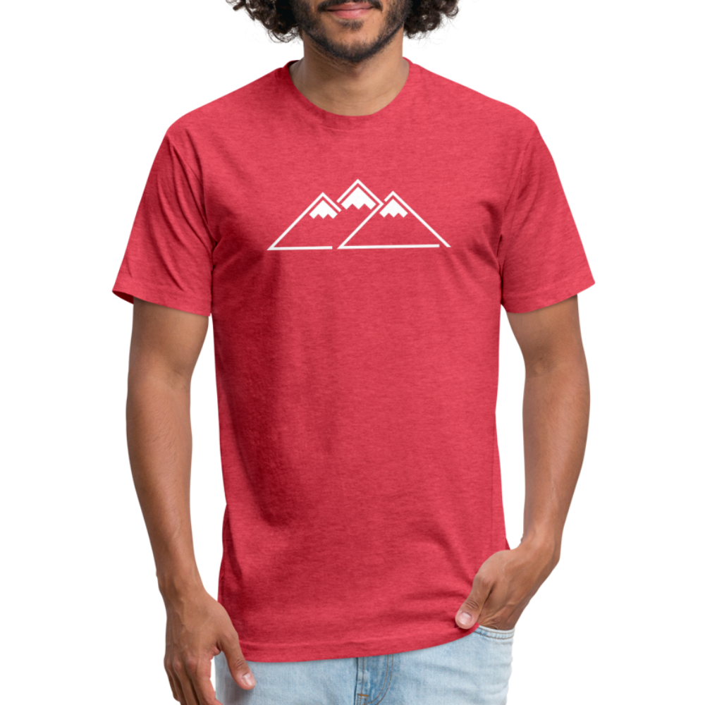 Peaks Tee - heather red