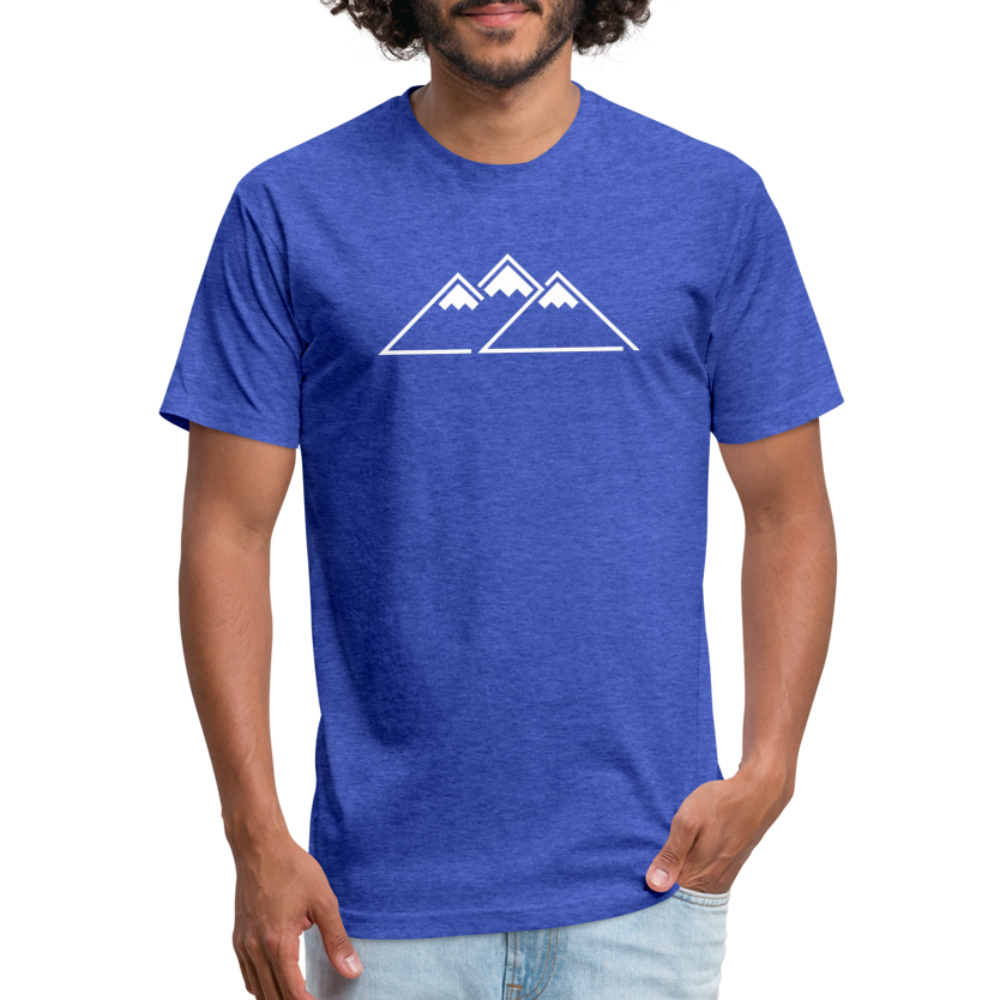 Peaks Tee - heather royal