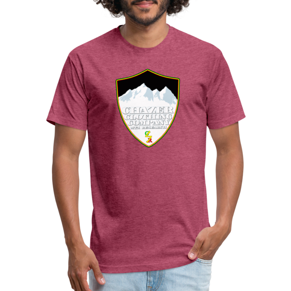 Mountain Research Tee - heather burgundy