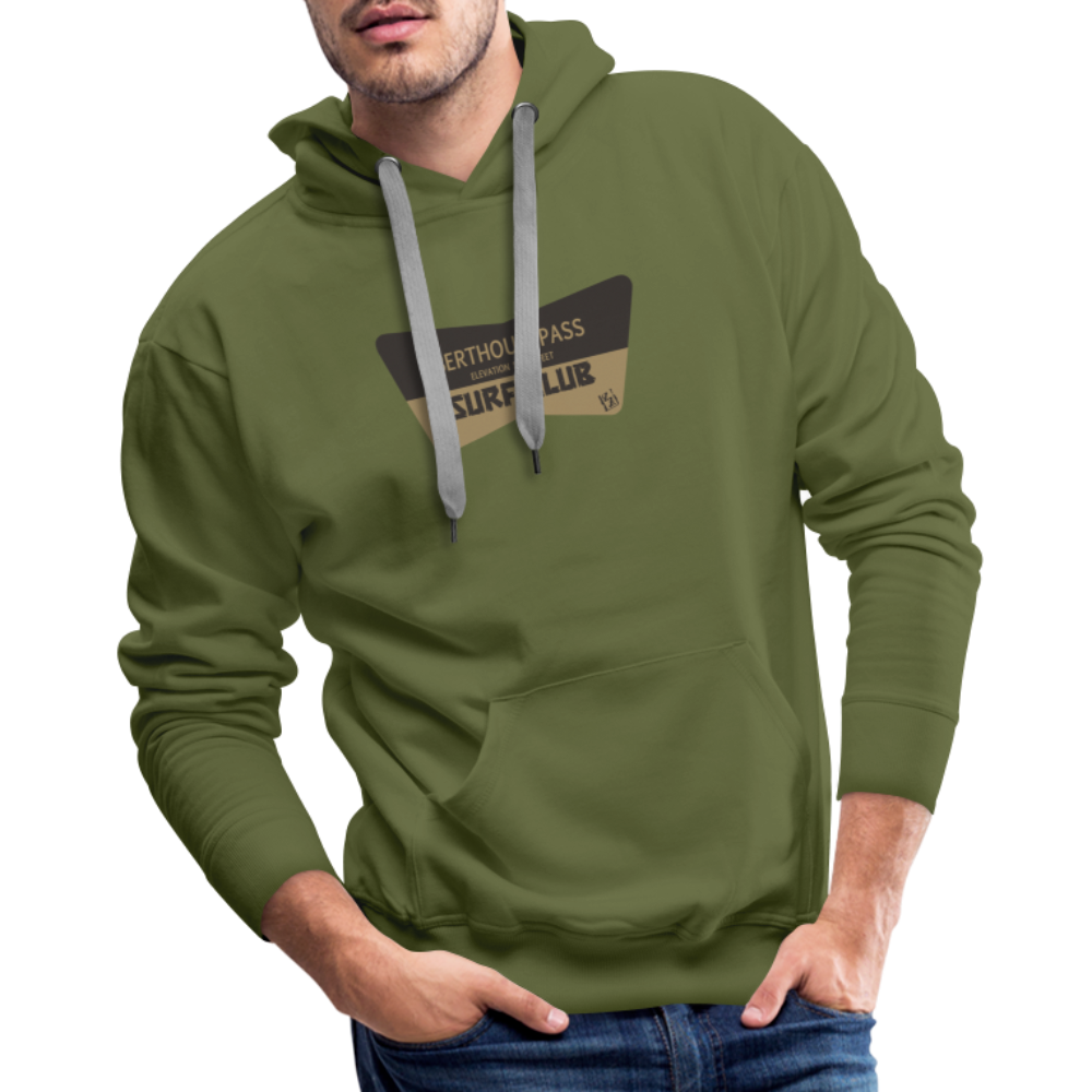 Berthoud Pass Surf Club Hoodie - olive green