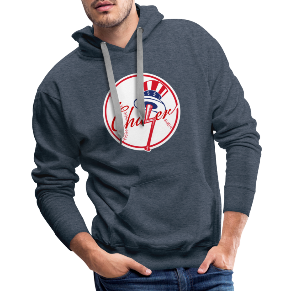 Bombers Hoodie - heather denim