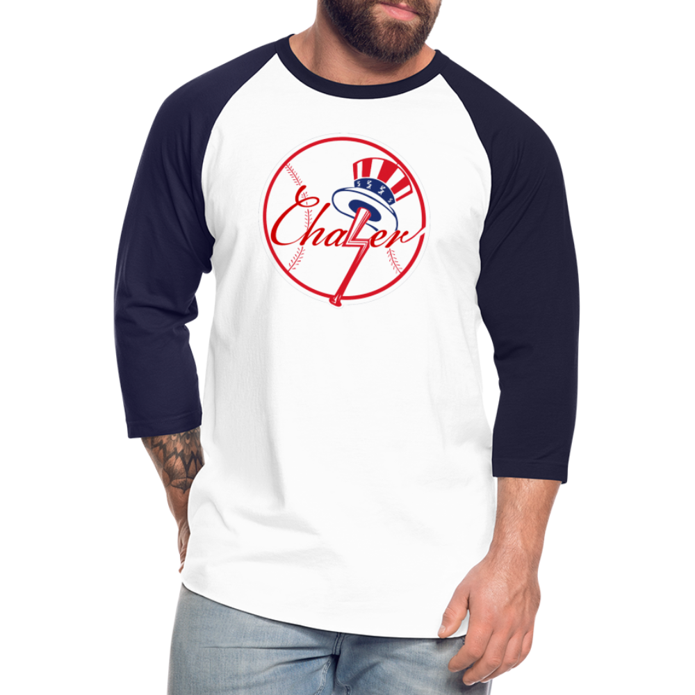 Bombers 3/4 Sleeve - white/navy
