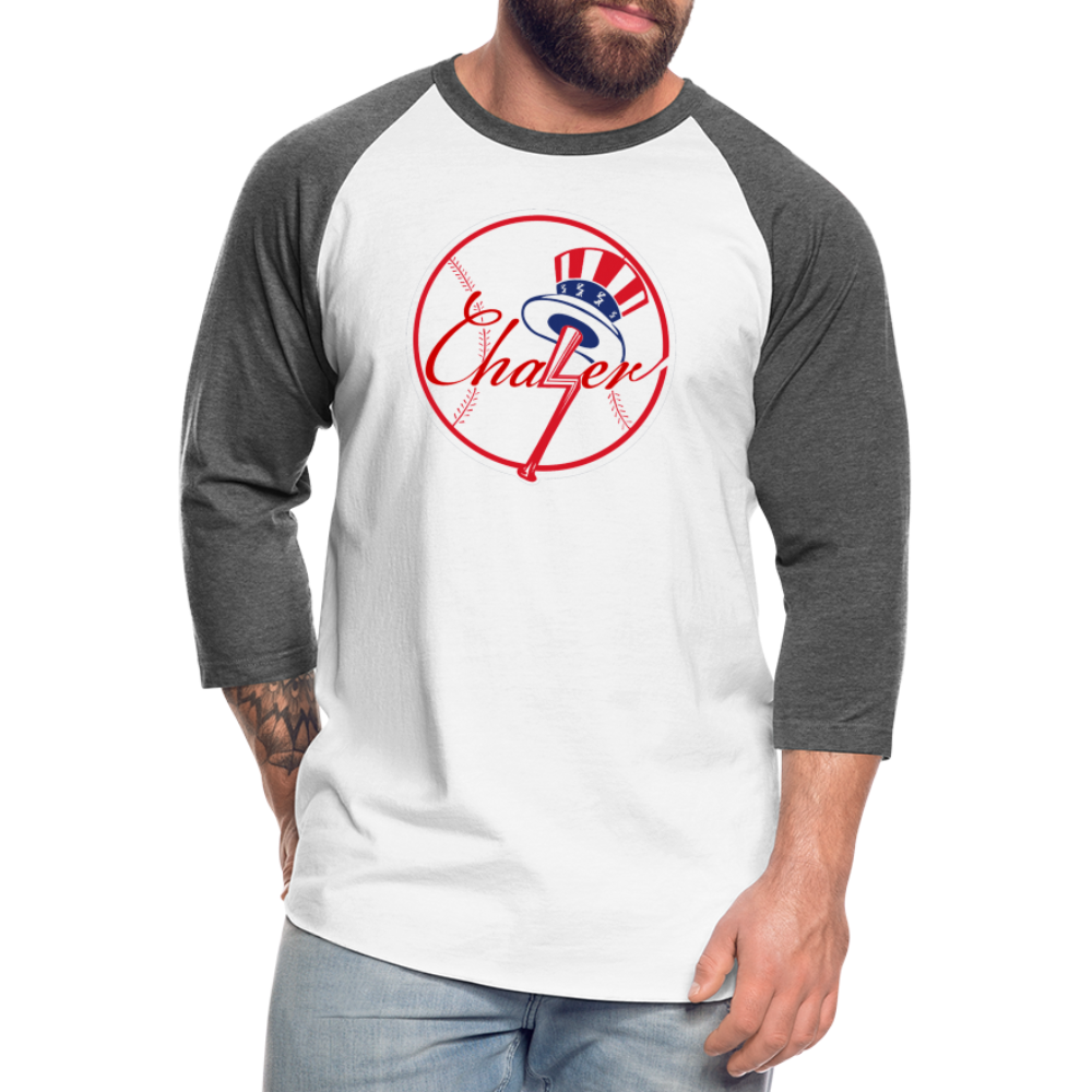 Bombers 3/4 Sleeve - white/charcoal