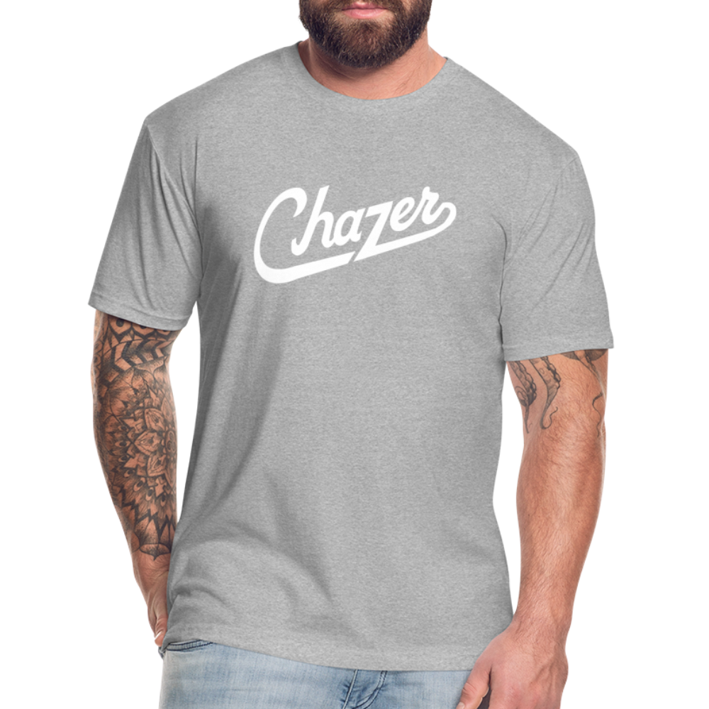 Cursive Tee - heather gray