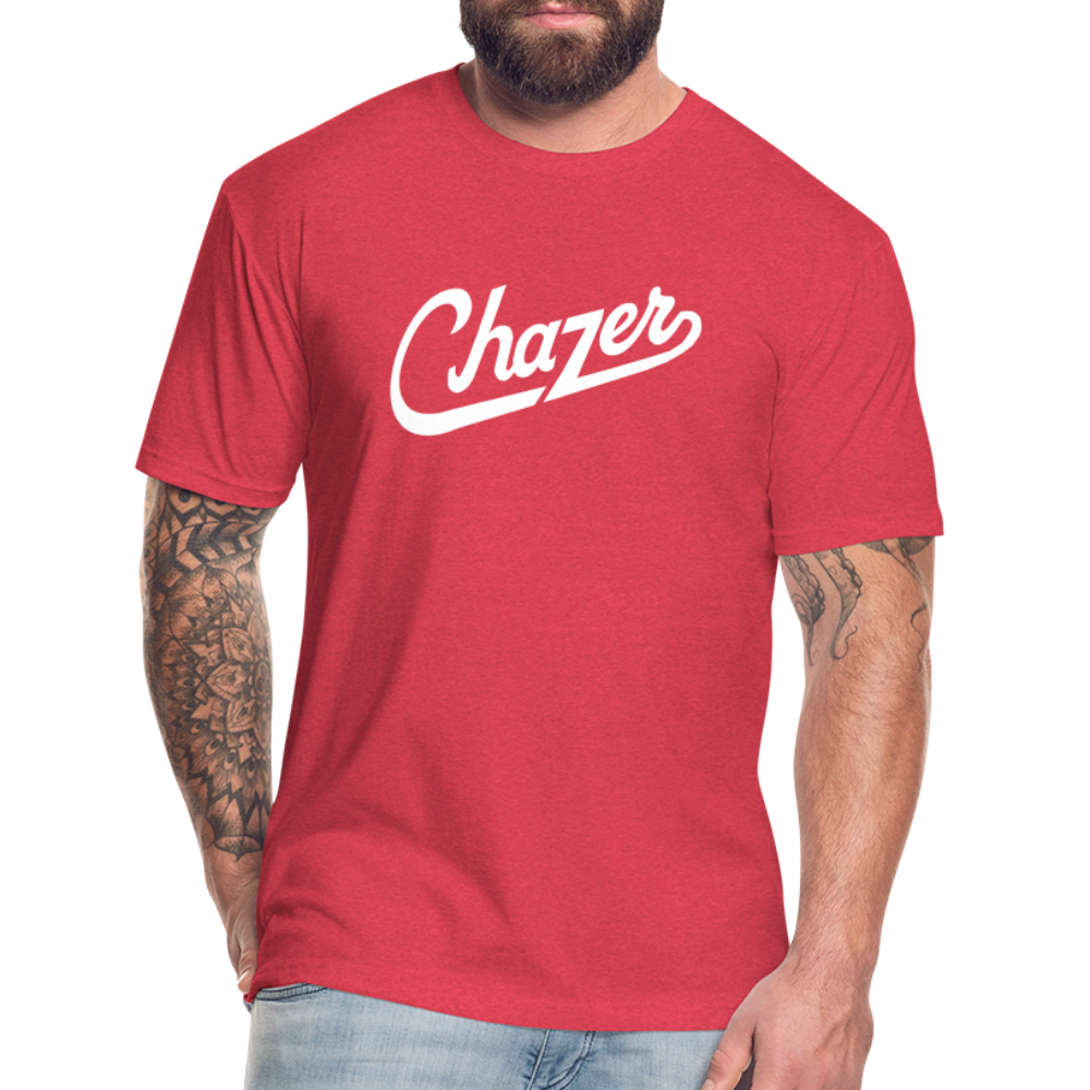 Cursive Tee - heather red