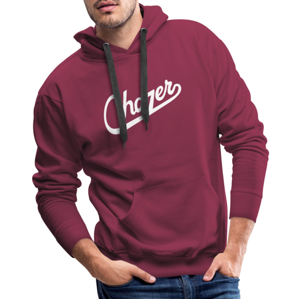 Cursive Hoodie - burgundy