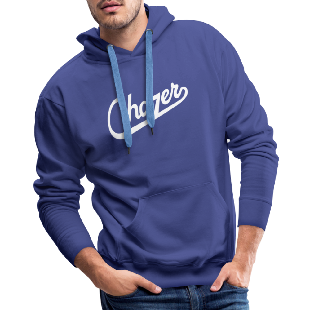 Cursive Hoodie - royal blue