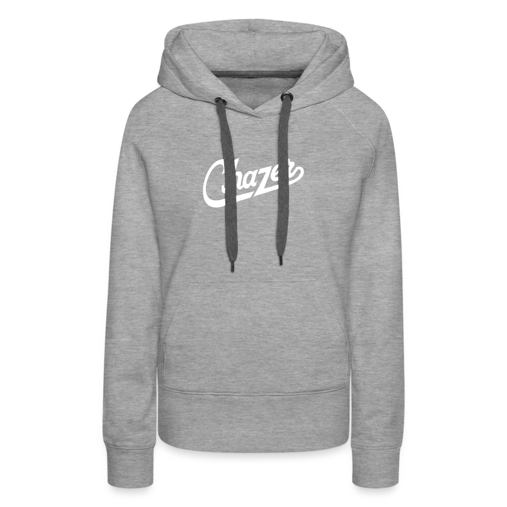 Women’s Cursive Hoodie - heather grey