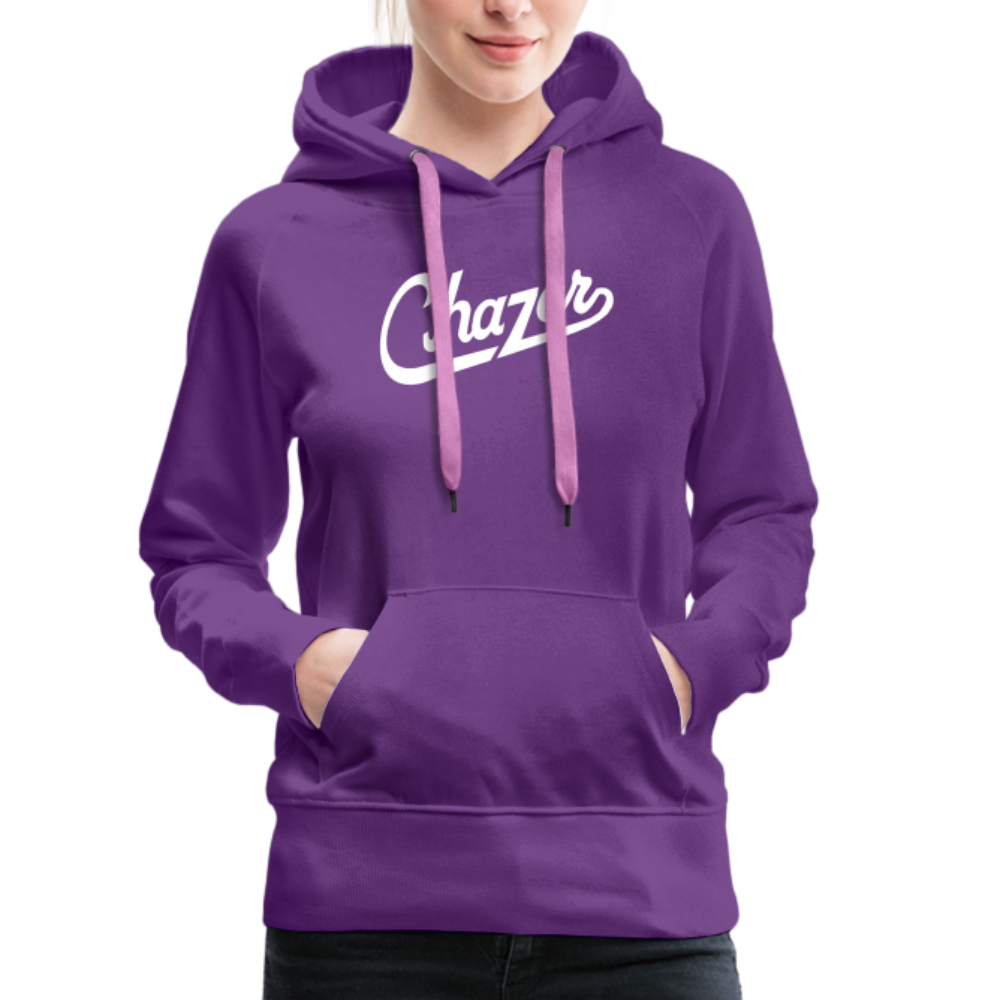 Women’s Cursive Hoodie - purple