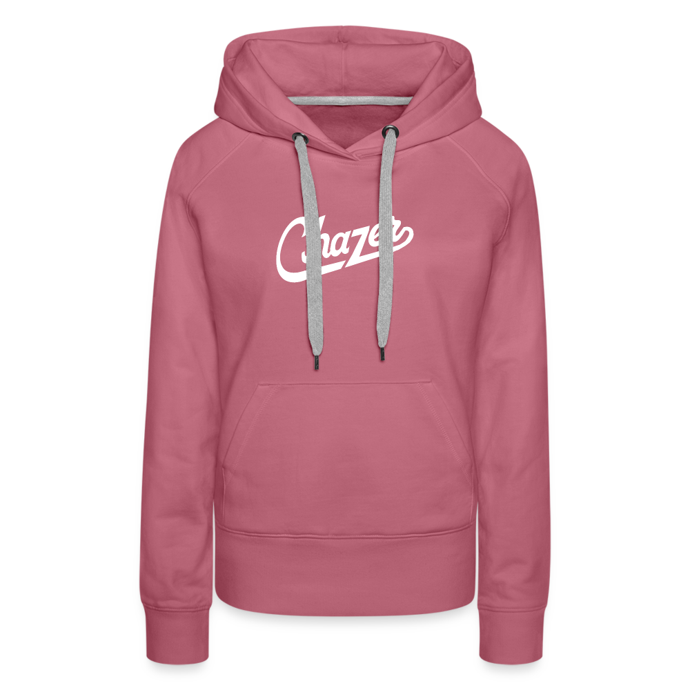 Women’s Cursive Hoodie - mauve