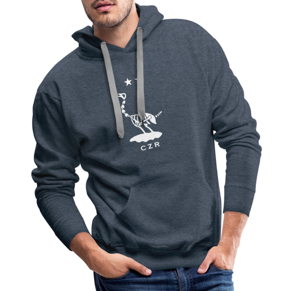 FRANCZR Hoodie - heather denim