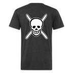 Skull & Skis Tee - heather black