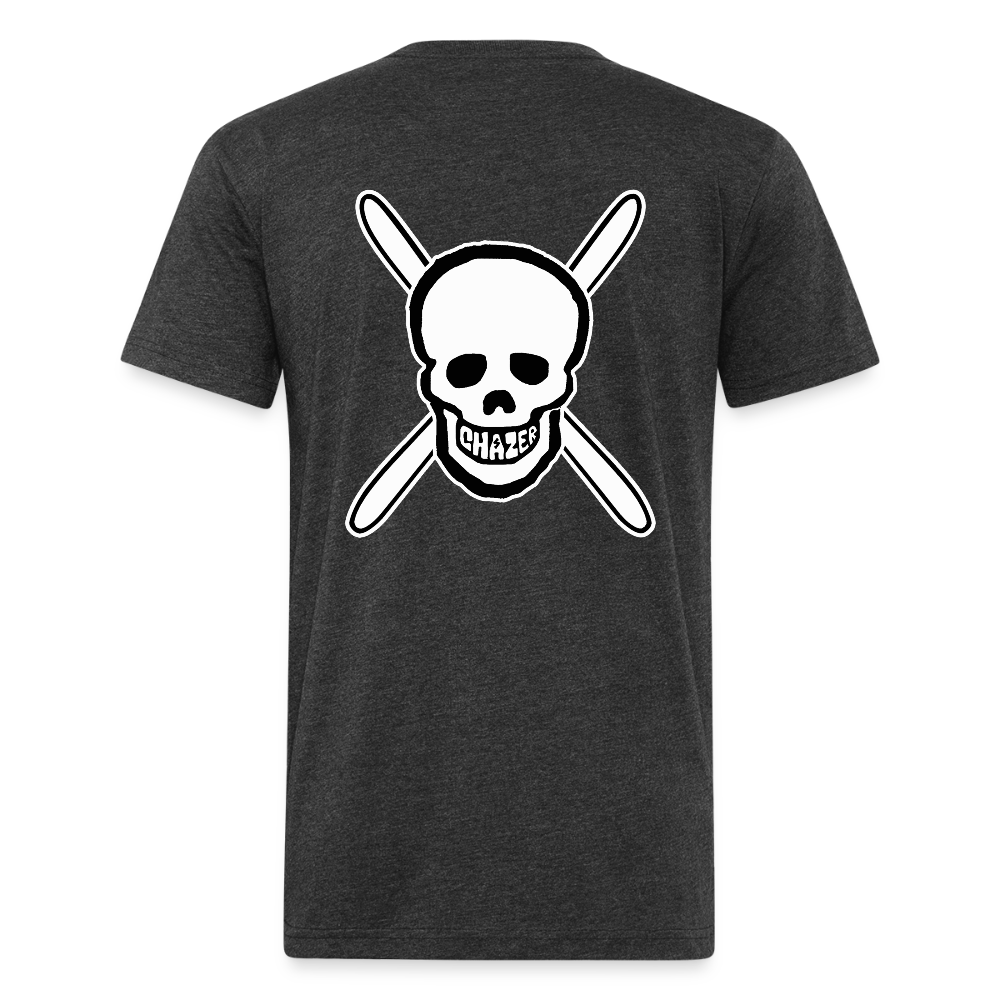 Skull & Skis Tee - heather black