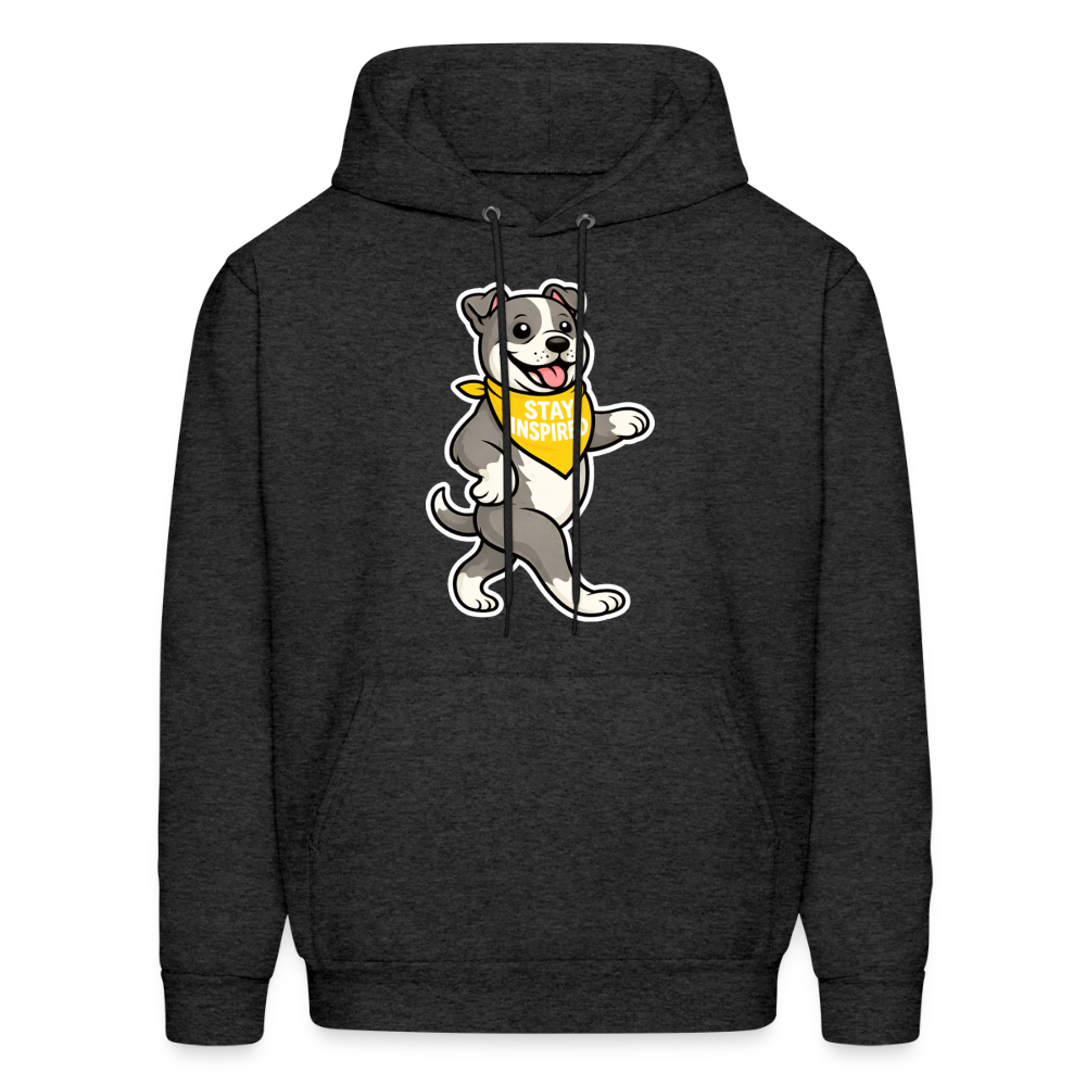 Dancing Pitbull Hoodie - charcoal grey