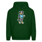 Dancing Aussie Hoodie - forest green