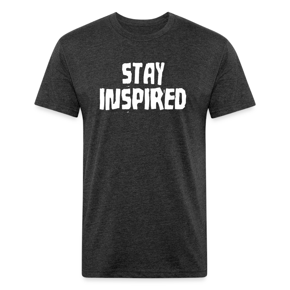 Stay Inspired Tee - heather black