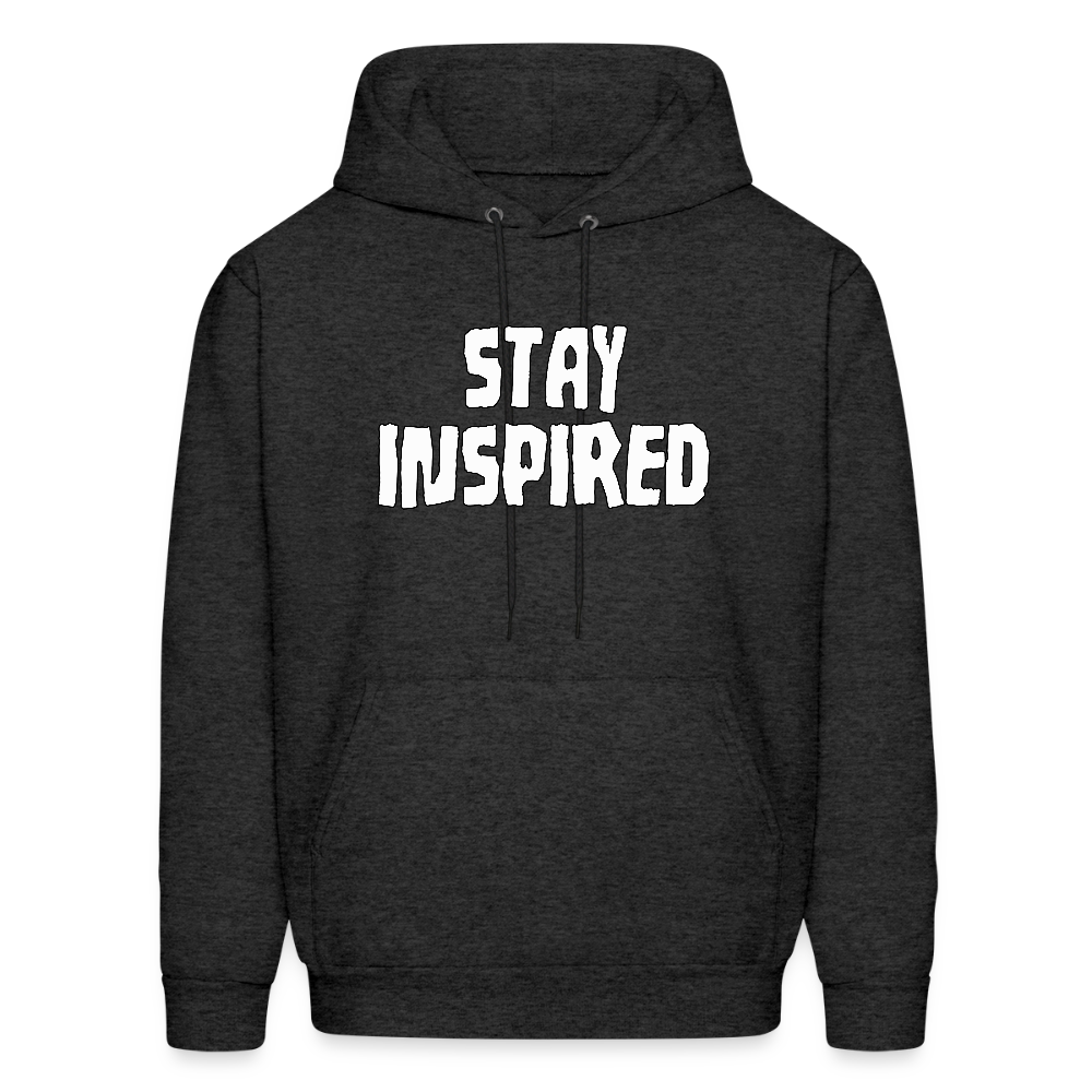 Stay Inspired Hoodie - charcoal grey