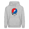Grateful Skull Hoodie - heather gray