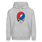 Grateful Skull Hoodie - heather gray