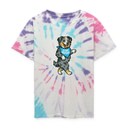 Dancing Aussie Kids Tie Dye T-Shirt - Pastel Spiral