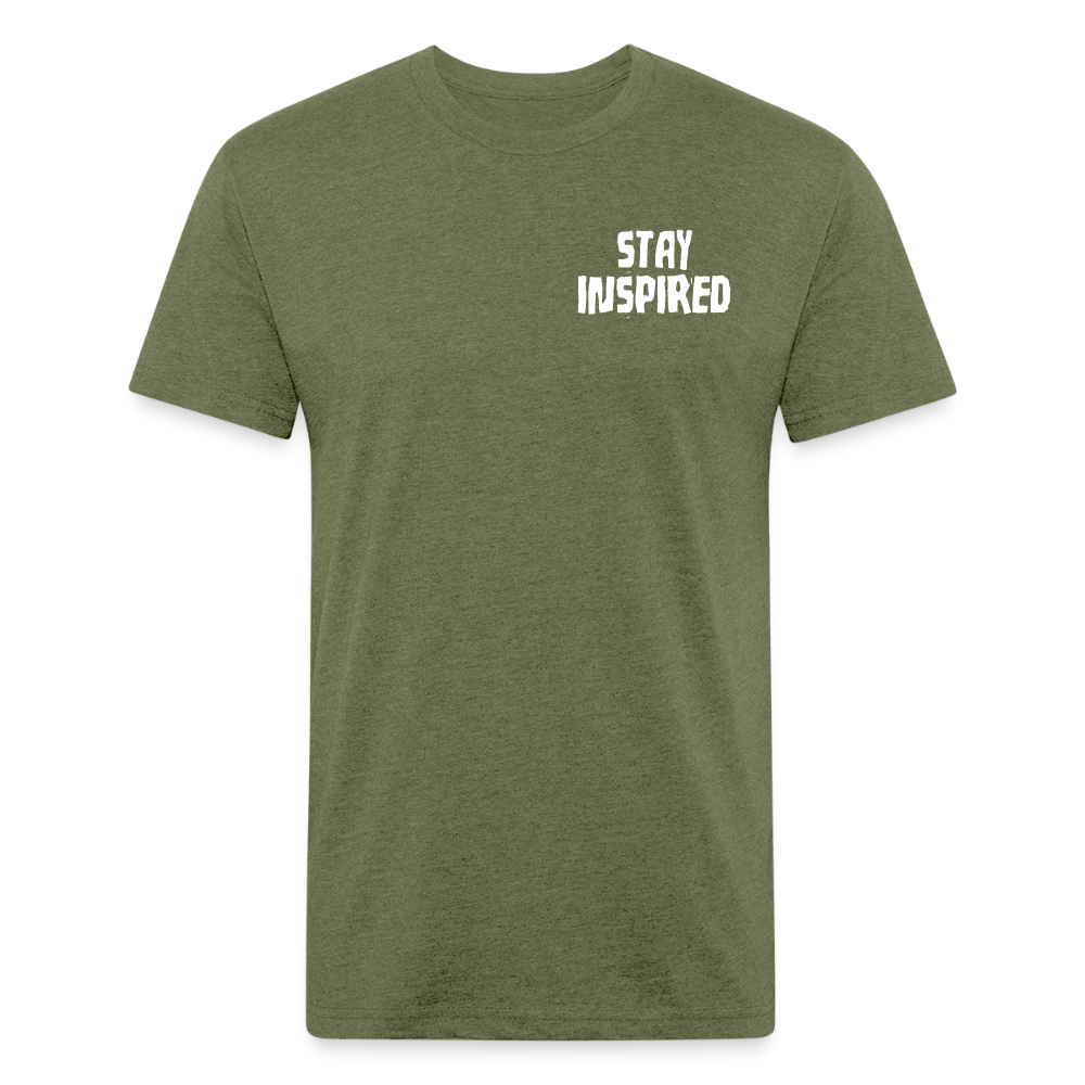 Skull and Hockey Sticks - heather military green