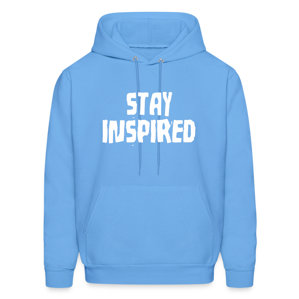 Stay Inspired Hoodie - carolina blue