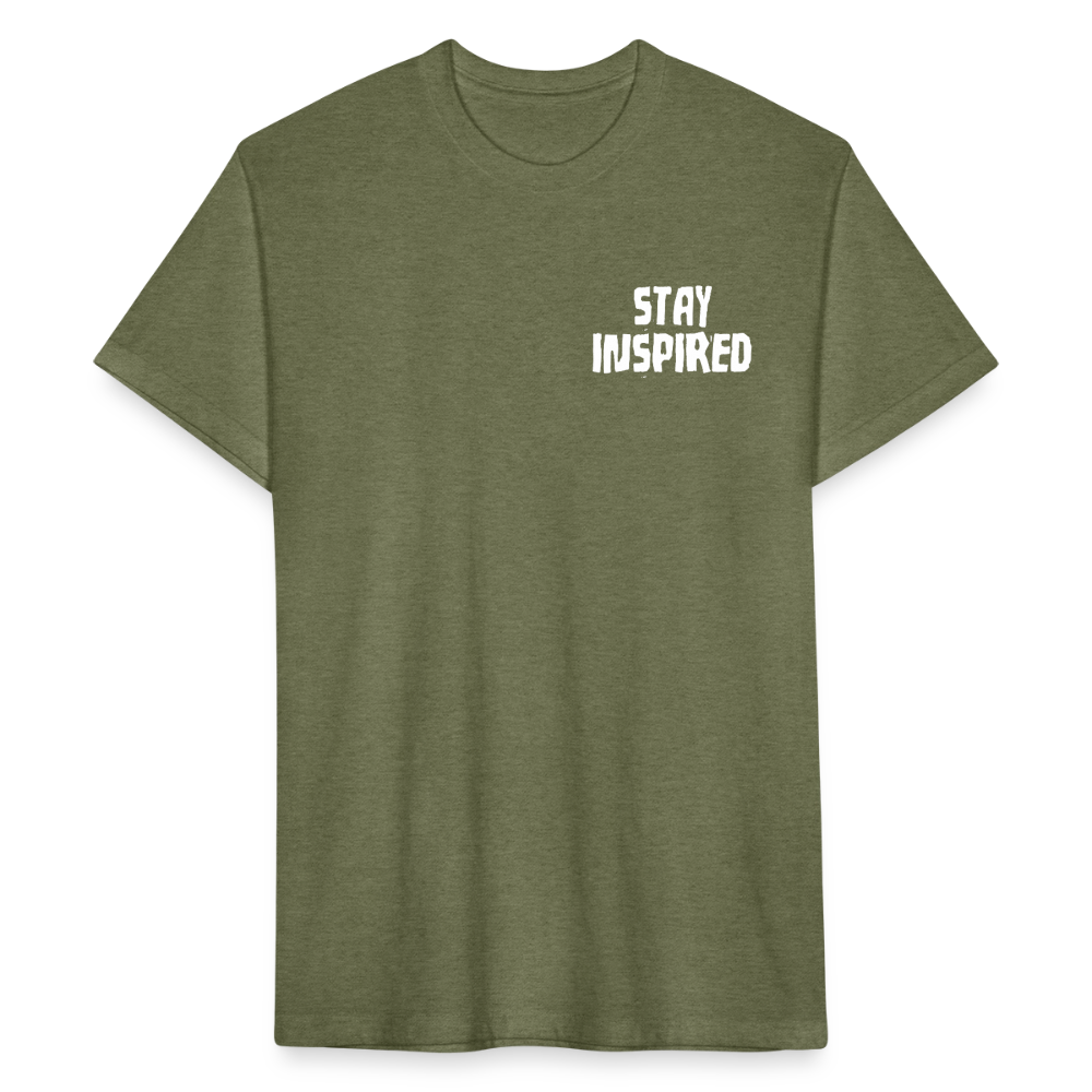 Skull and Hockey Sticks - heather military green