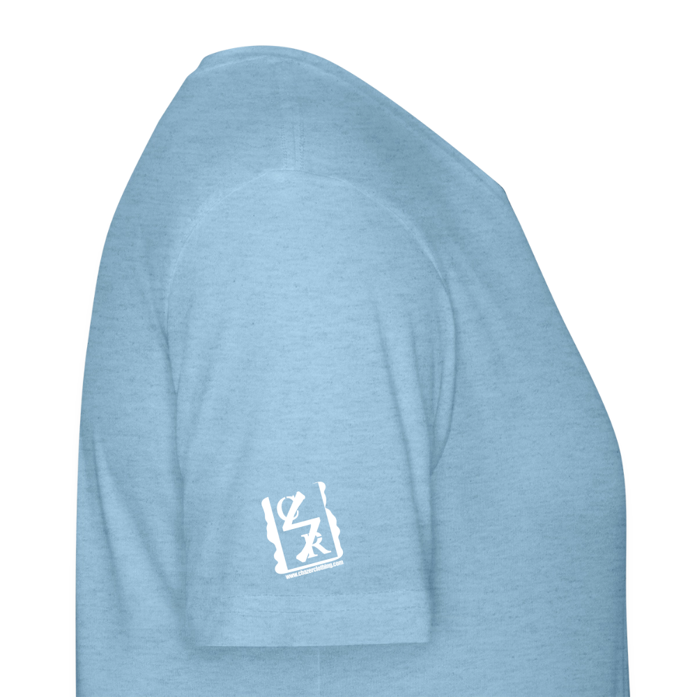German Shepherd Tee - heather blue