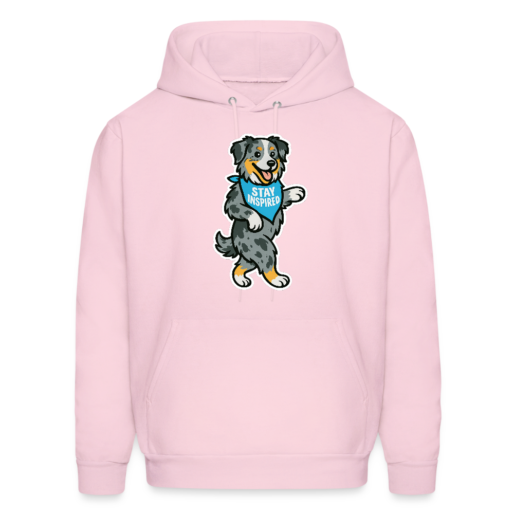 Dancing Aussie Hoodie - pale pink
