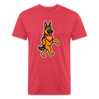 German Shepherd Tee - heather red