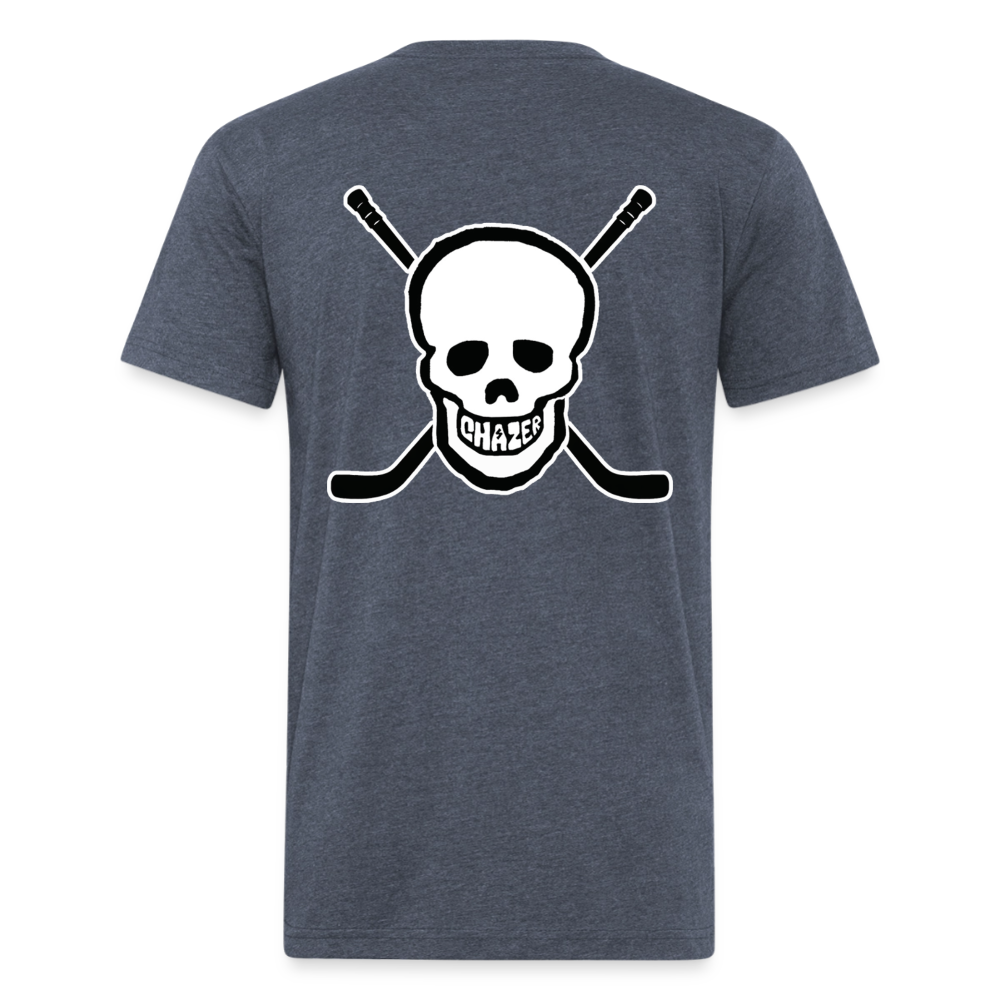 Skull and Hockey Sticks - heather navy