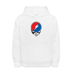 Grateful Skull Kids Hoodie - white
