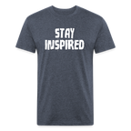 Stay Inspired Tee - heather navy