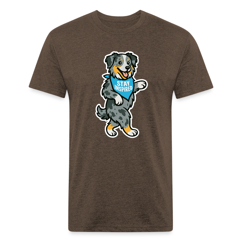 Dancing Aussie Tee - heather espresso