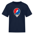 Grateful Skull Kids T-Shirt - navy