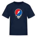 Grateful Skull Kids T-Shirt - navy