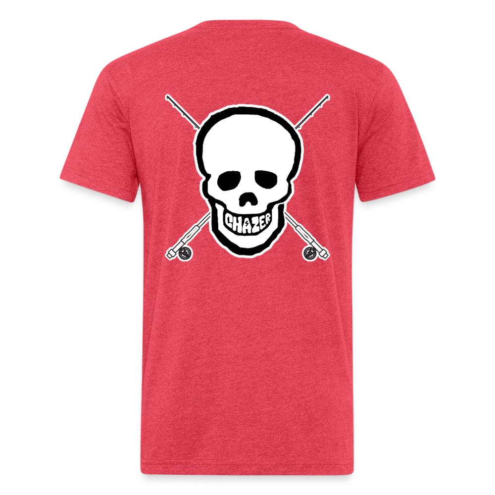 Skull & Rods Tee - heather red
