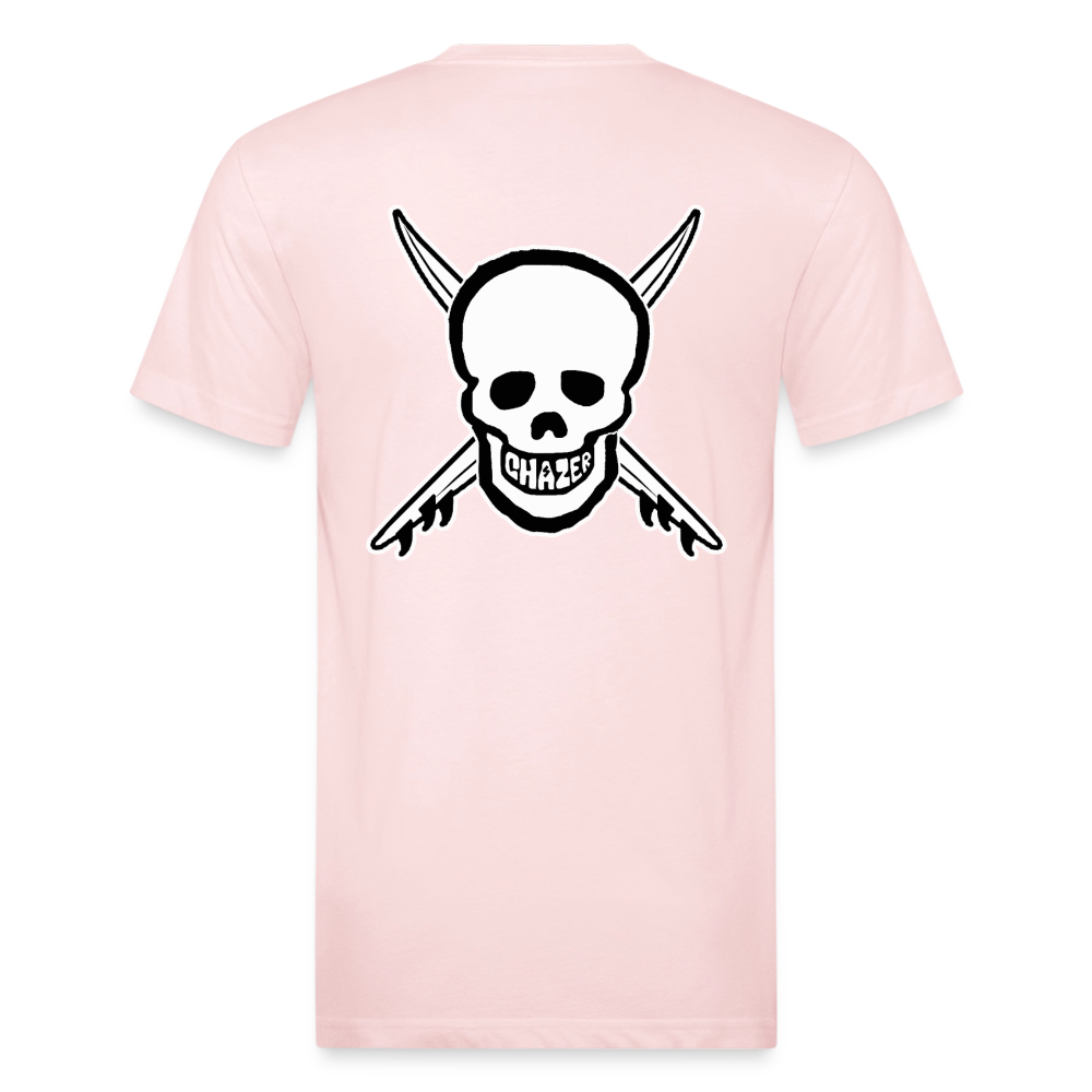 Skull & Surfboards Tee - blush pink 