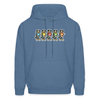 Dancing Aussies Hoodie - denim blue